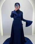 Robe de soirée Tuana Bleu foncé