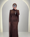 Asell Evening dress Brown