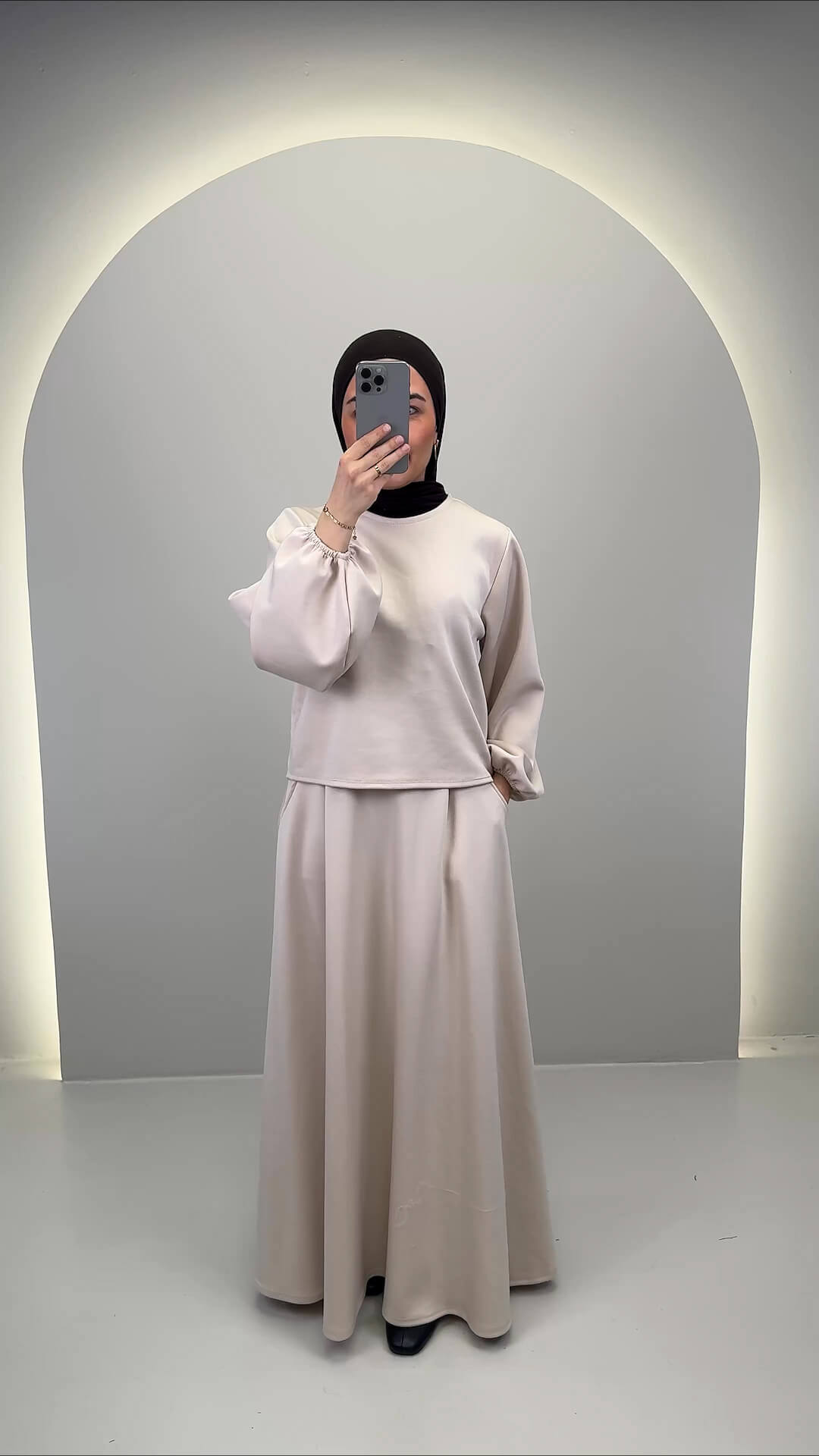 Simi Zweiteiler Beige