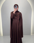 Robe de soirée Sarah Marron