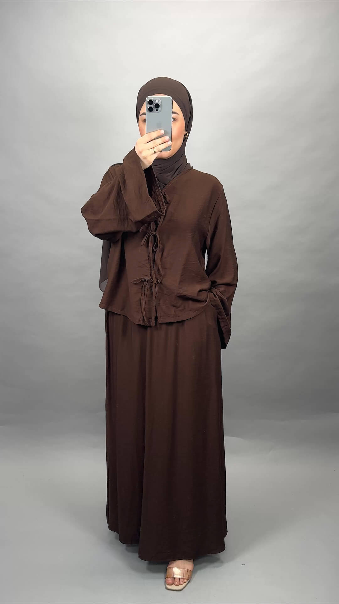 Milara Zweiteiler Braun