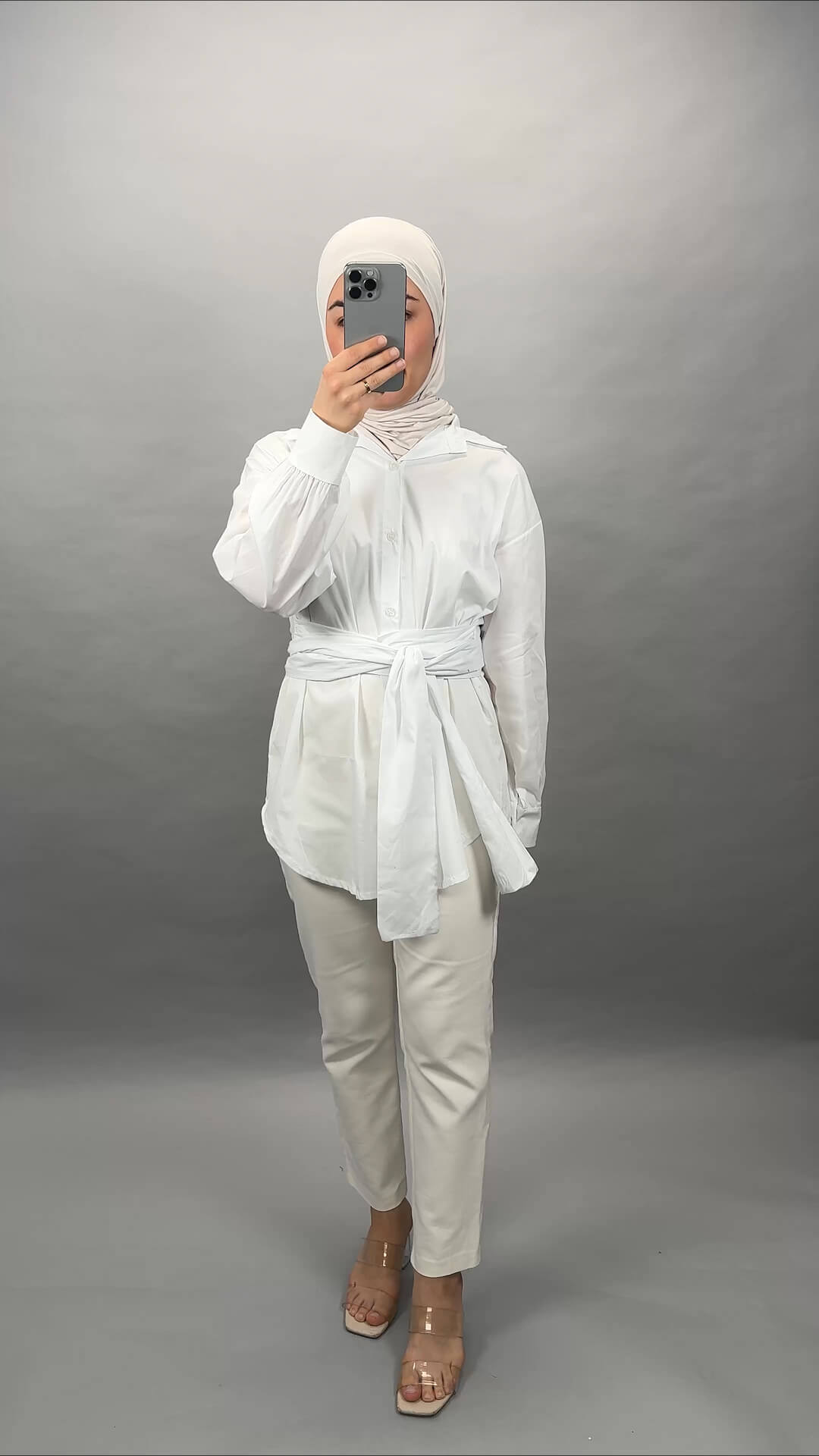 Daisy Oberteil Lang Weiß