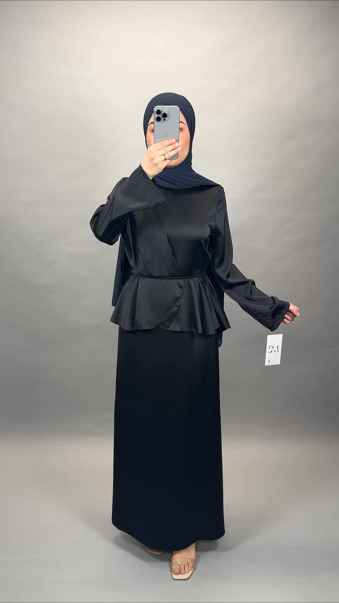 Siana robe de soirée noire