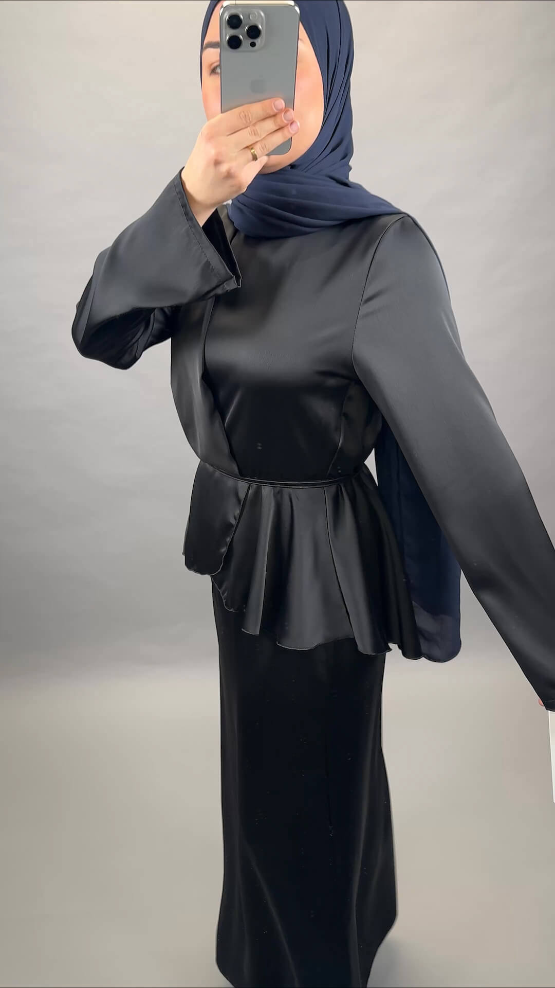 Siana robe de soirée noire