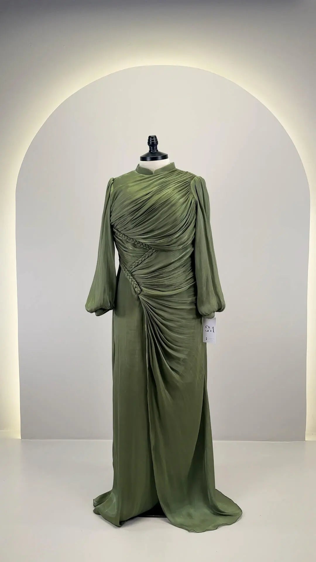 Robe de soirée Aray Verte