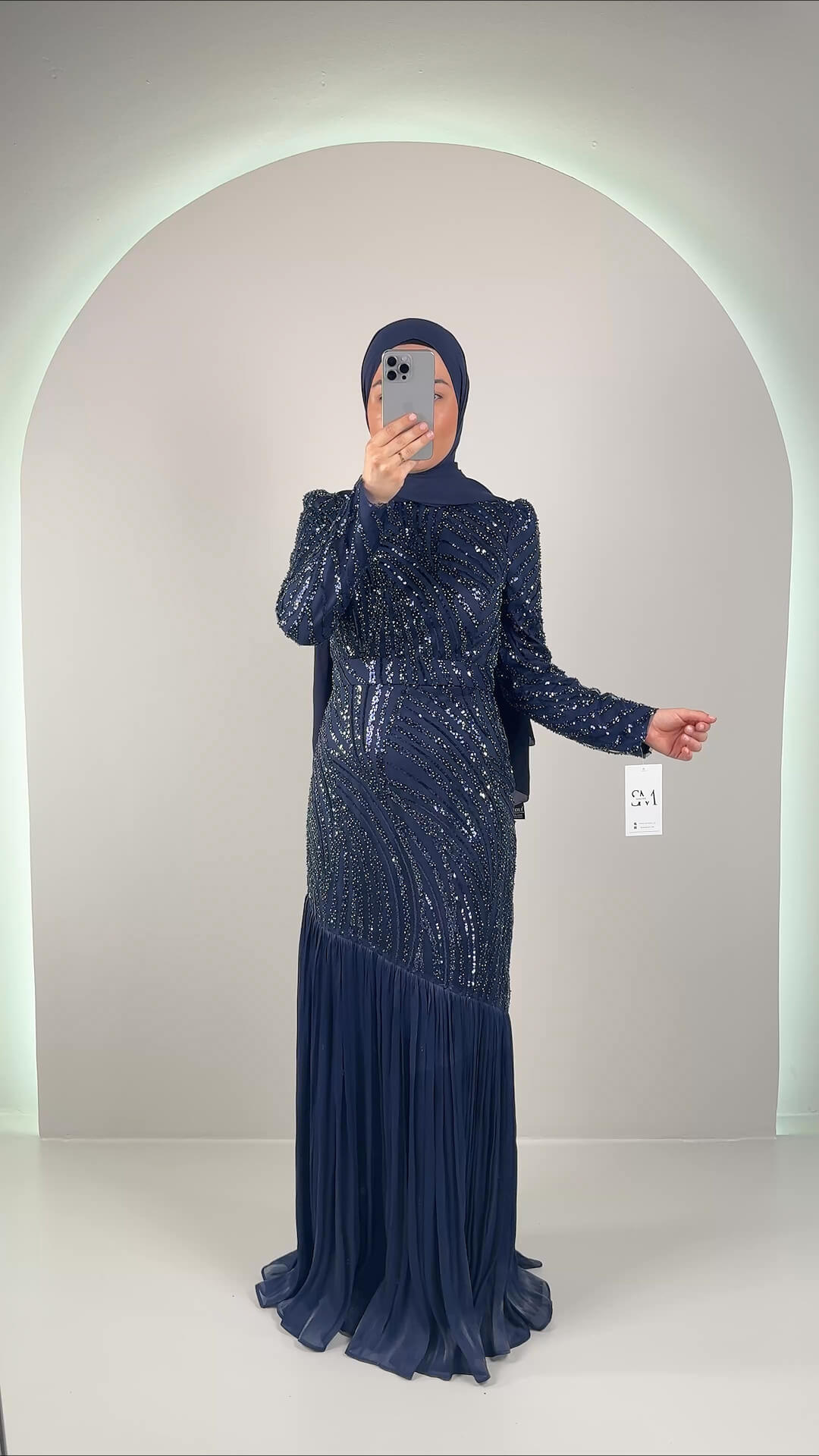 Leyza Abendkleid Dunkelblau