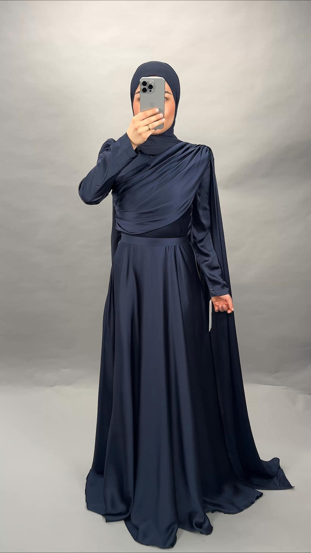 Liza Abendkleid Dunkelblau