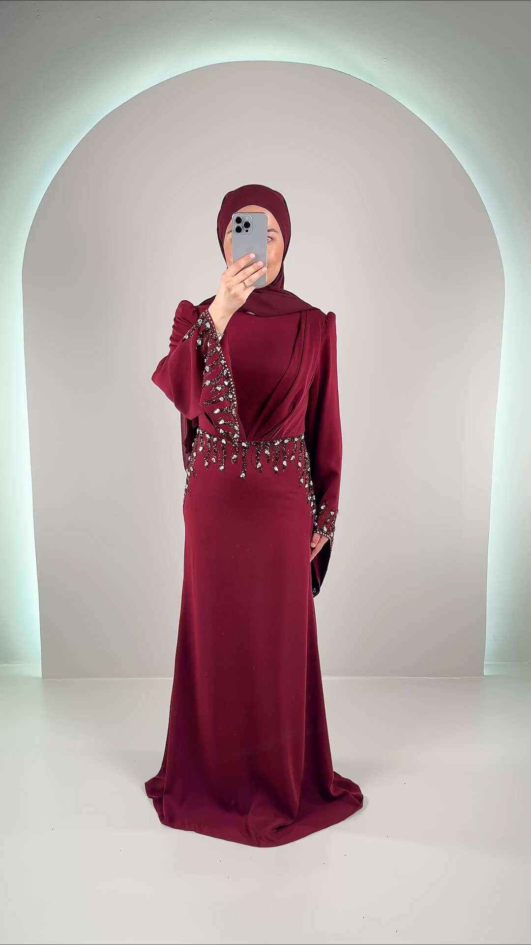 Maya Abendkleid Bordo