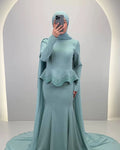 Robe de soirée Simay Menthe