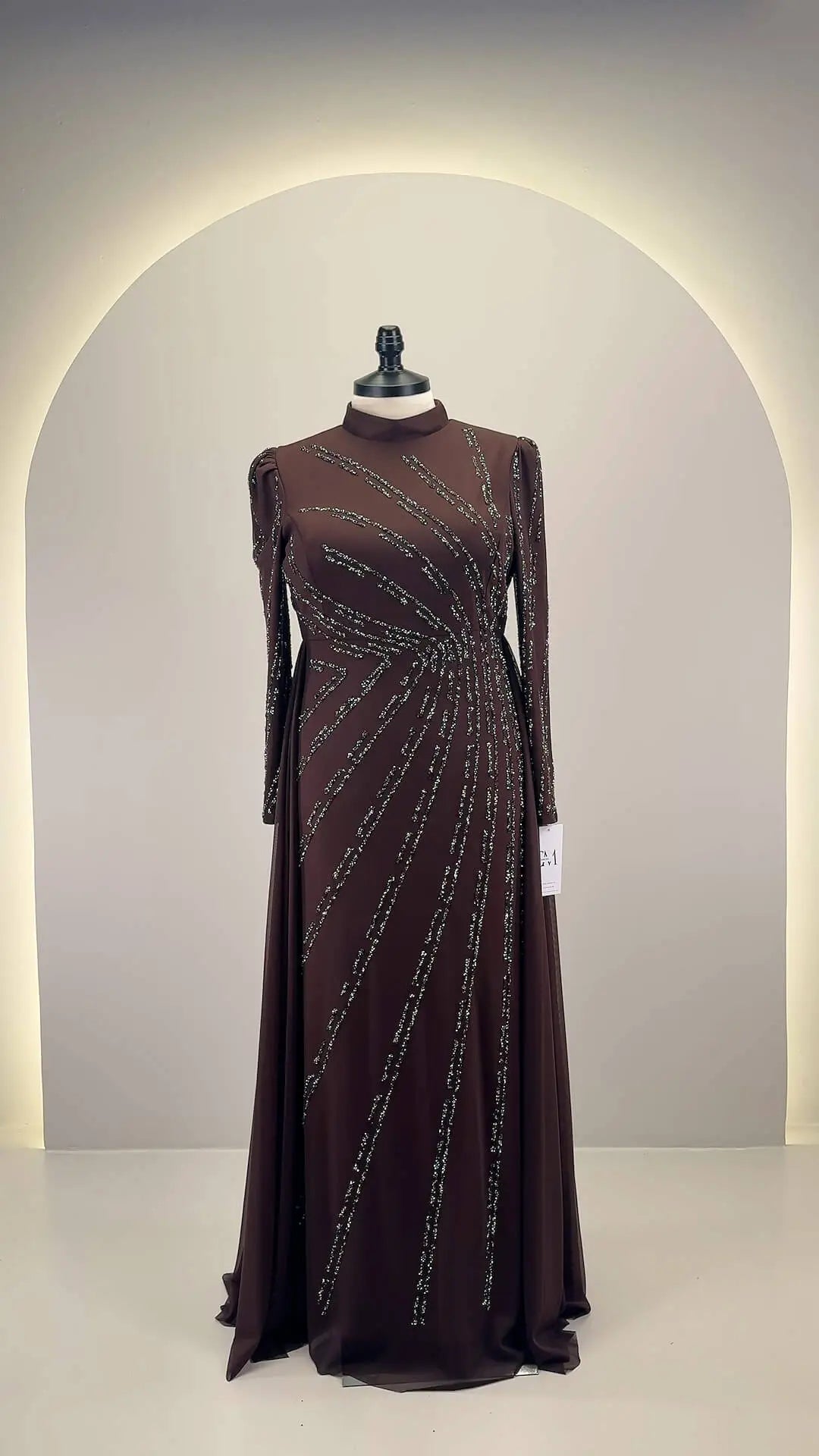 Nayla Abendkleid Braun