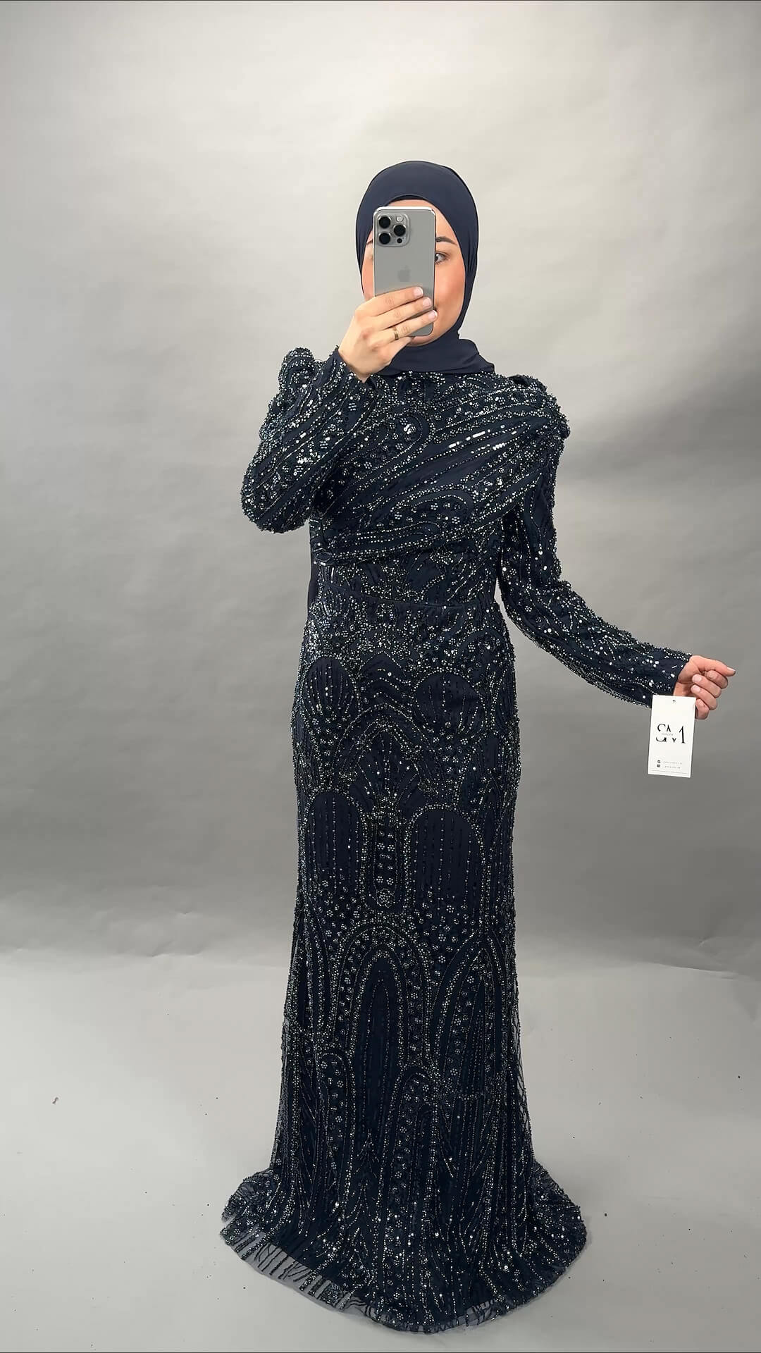 Nola Abendkleid Dunkelblau