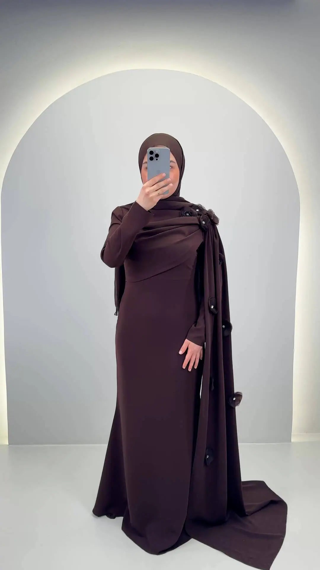 Saralia Abendkleid Braun