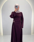 Arami Robe de Soirée Bordeaux