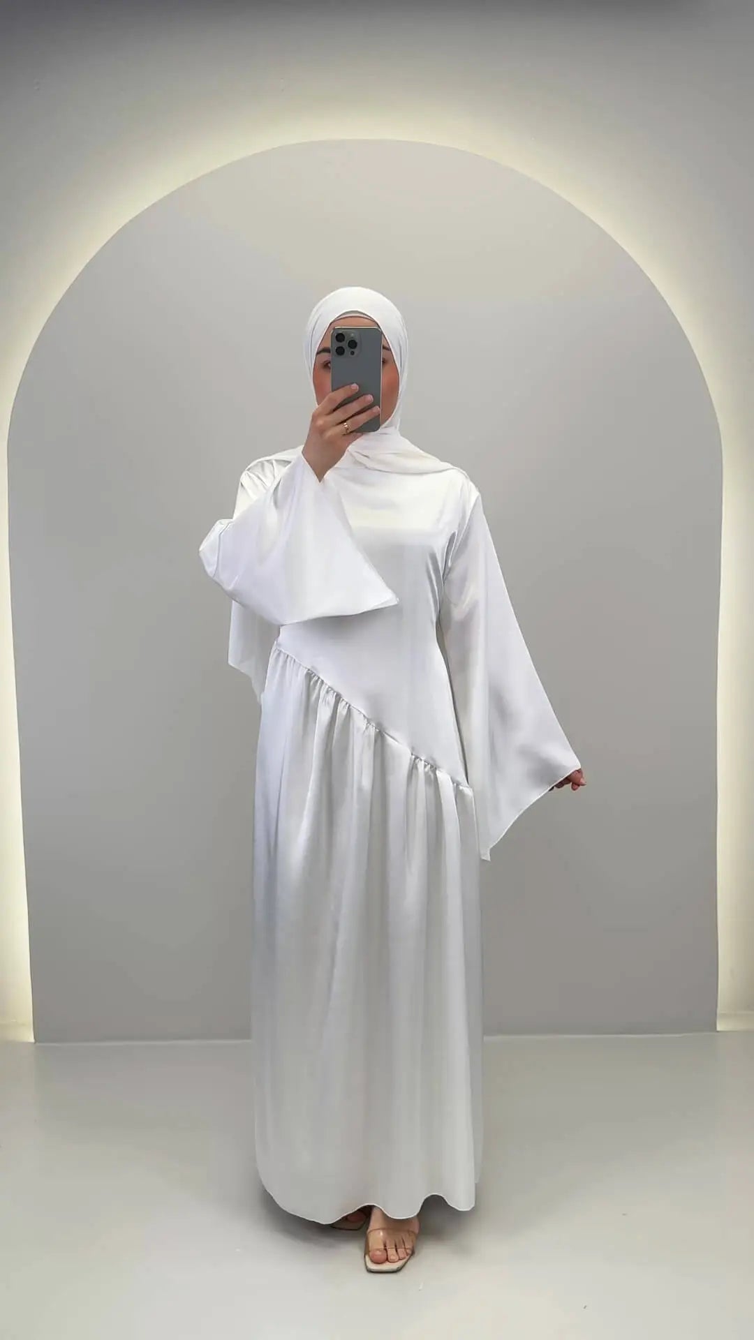 Meslia Nikah Elbisesi Beyaz