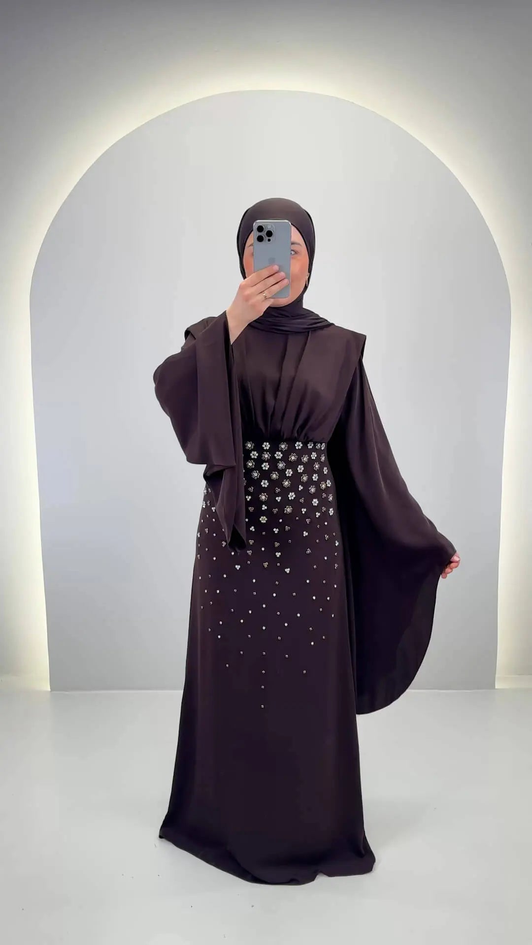 Zehra Evening dress Brown