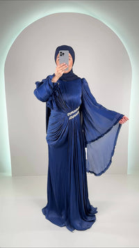 Asya Robe de soirée Bleu foncé