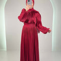 Robe de soirée Siray Bordeaux