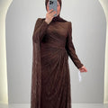 Mireya Evening dress Brown