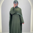 Robe de soirée verte Gizi