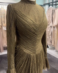 Robe de soirée Selin verte