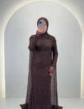 Liora Evening dress Brown