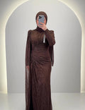 Asell Evening dress Brown