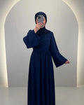 Robe de soirée Mıma Bleu foncé
