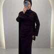 Robe de soirée Timia Marron