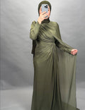 Arya Robe de Soirée Verte