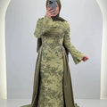 Azmia Evening dress Green