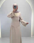 Erambeige evening dress
