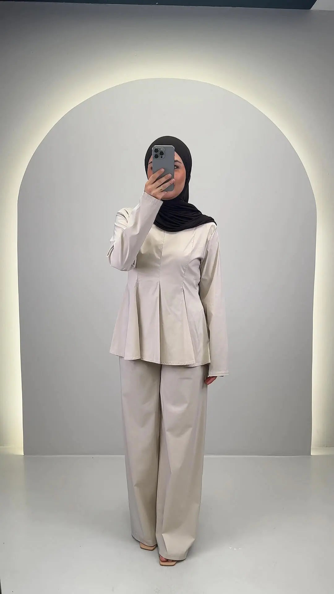 Sereen Peplum Üst