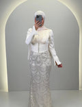 Beys Evening dress Cream white