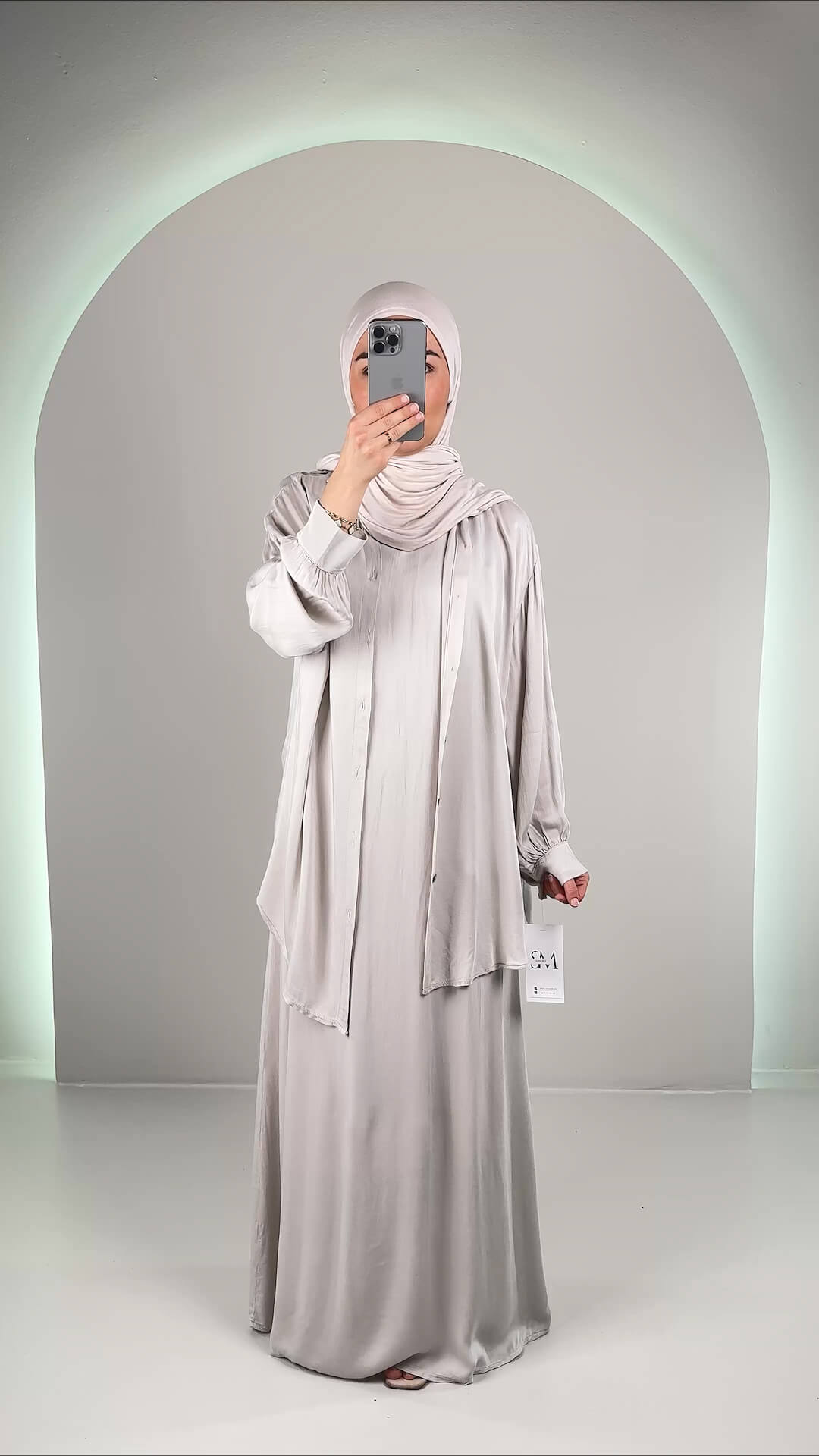 Fera Zweiteiler Kleid Beige