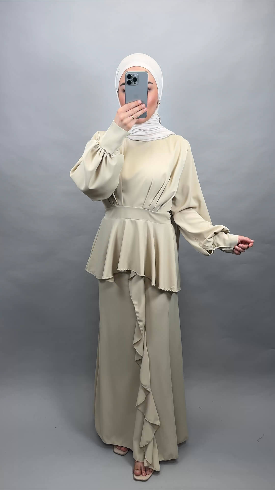 Misa Zweiteiler Beige