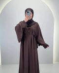 Melek Abaya Kahverengi