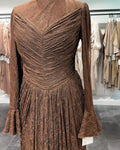 Selin Evening dress Brown