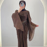 Robe de soirée Perria Marron