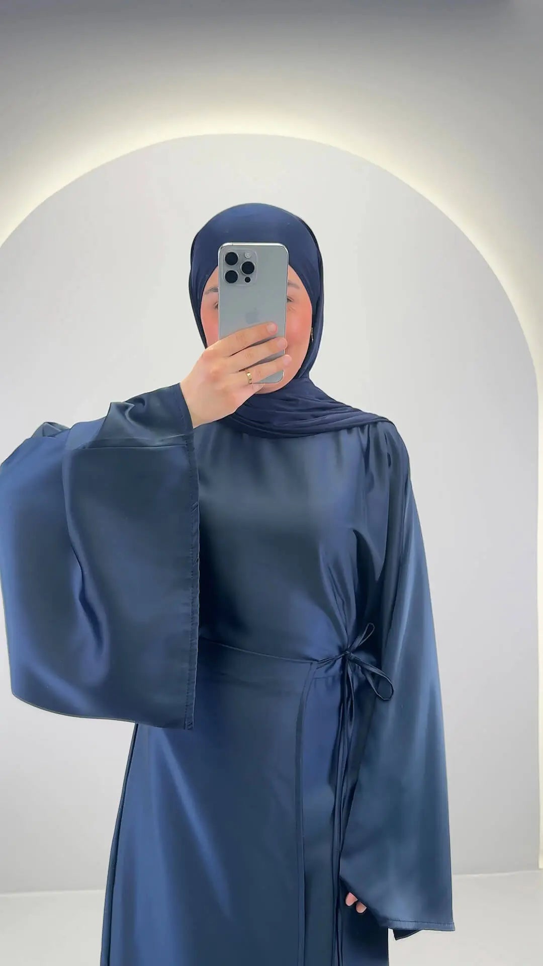Nesa Abaya Dark Blue