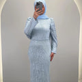 Robe de soirée Esmiya bleue