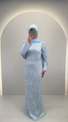 Robe de soirée Esmiya bleue