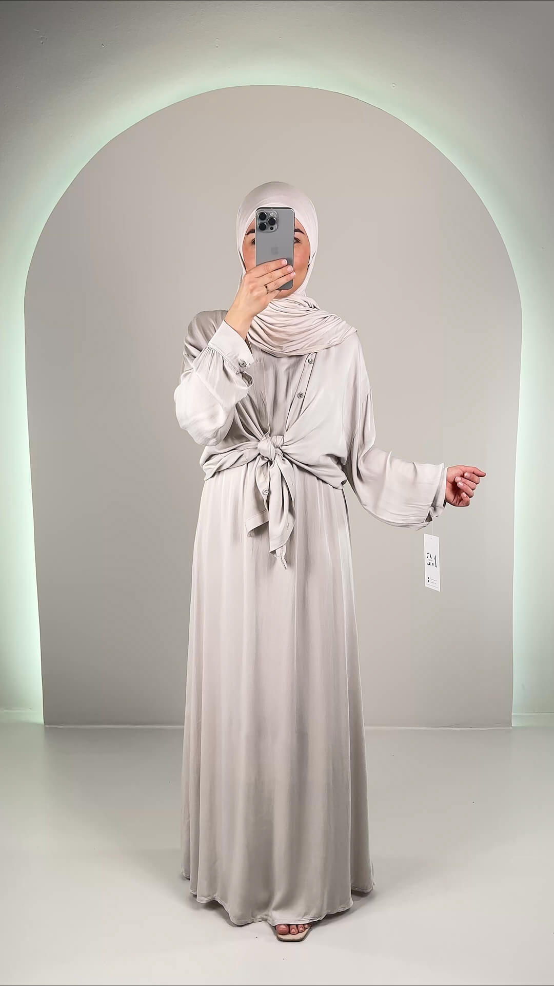 Fera Zweiteiler Kleid Beige
