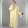 Haut Yale en mousseline jaune