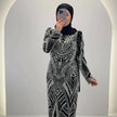 Robe de soirée Huda noire