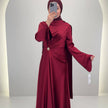 Robe de soirée Ilka Bordeaux