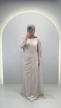 Emiya Robe de soirée Beige