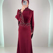 Robe de soirée Maya Bordeaux