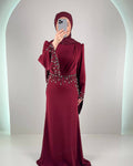 Maya Abendkleid Bordo