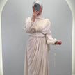 Robe de soirée Meslina Beige