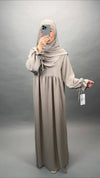 Mila Abaya Set mit Khimar Taupe - Semode